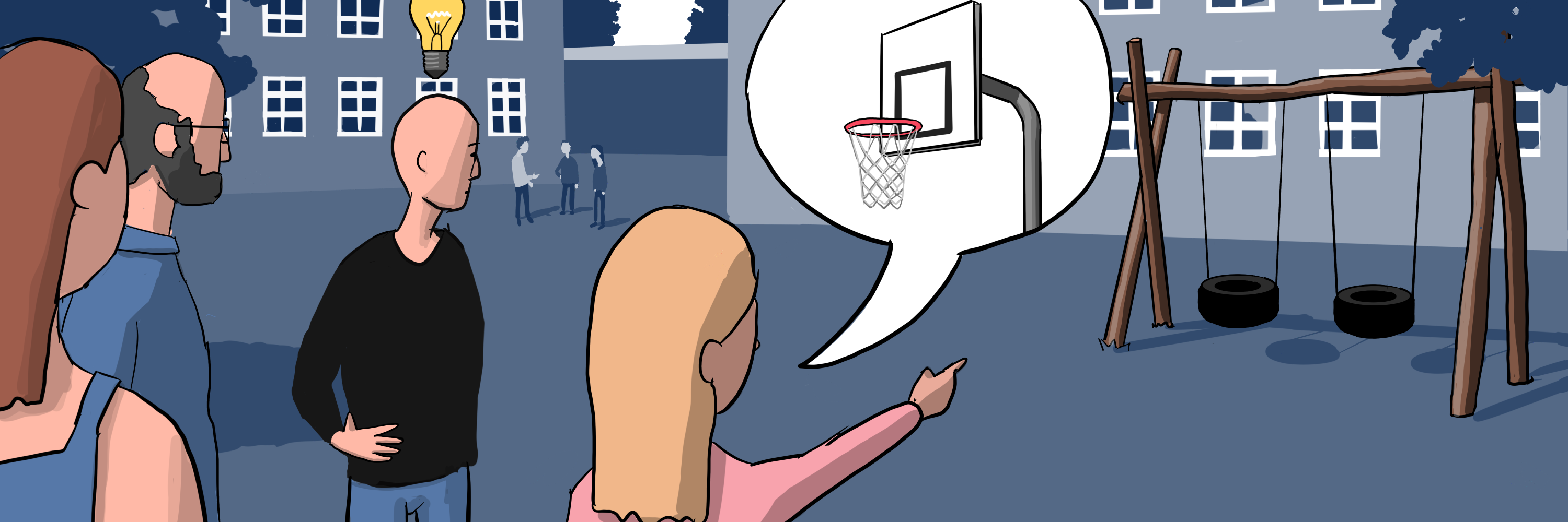 Illustration af elev i skolebestyrelse