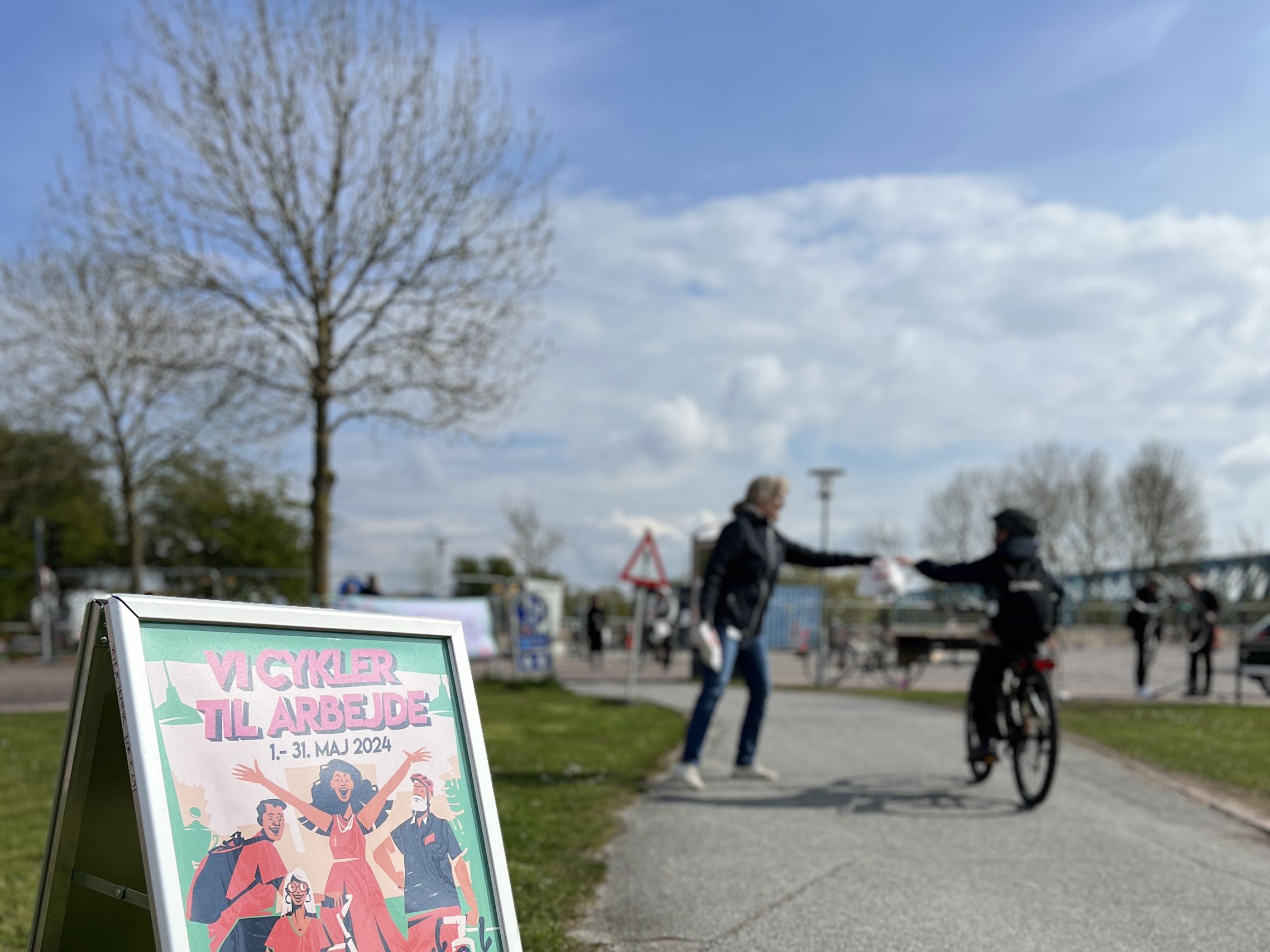Foto er tager til event i 2024 - Vi Cykler Til Arbejde 2025 er samme periode