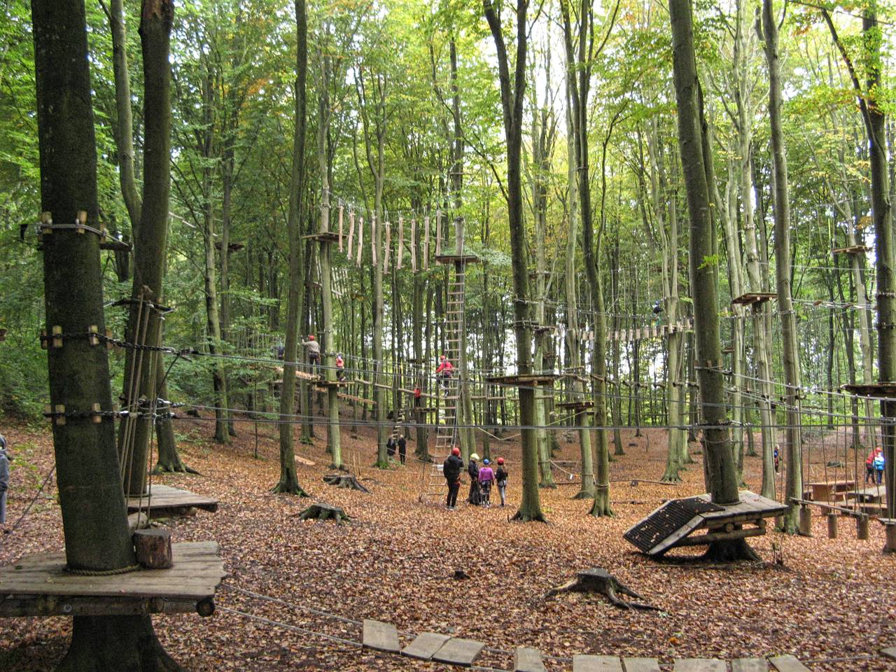 Klatreparken i Fladbro