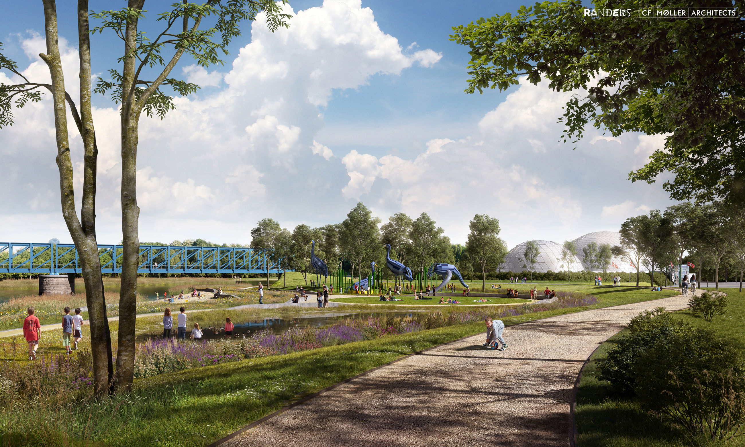 Flodbyen Randers Justesens Plæne
