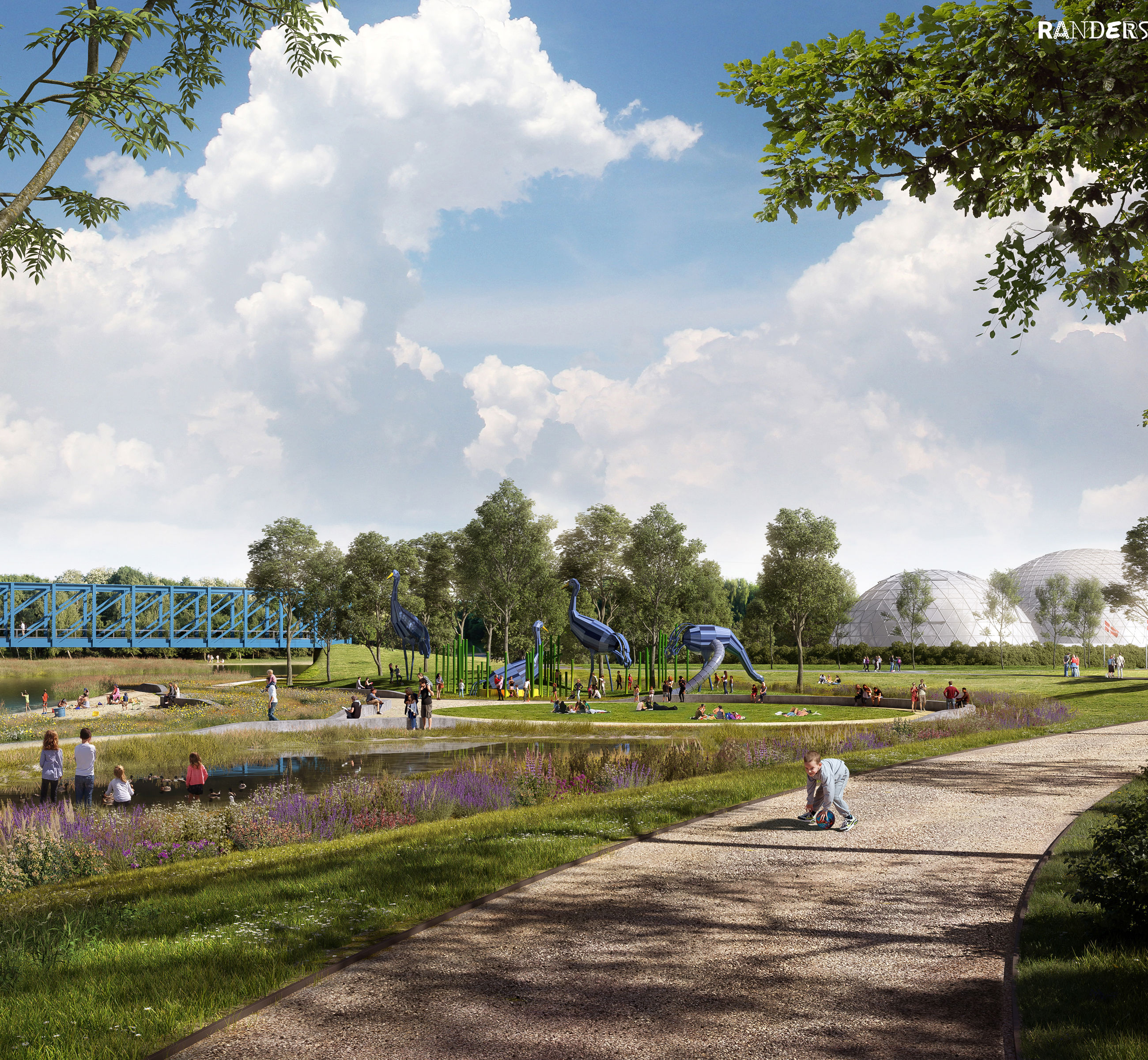 Flodbyen Randers Justesens Plæne