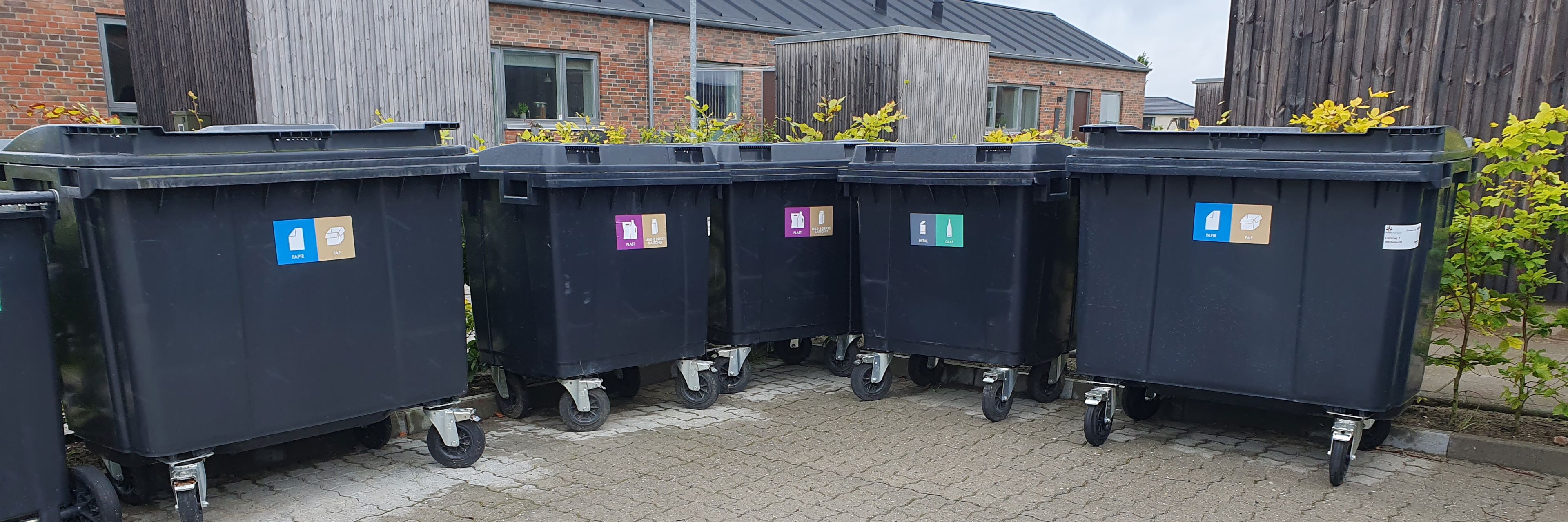 Fælles beholderløsning i tæt lav bebyggelse