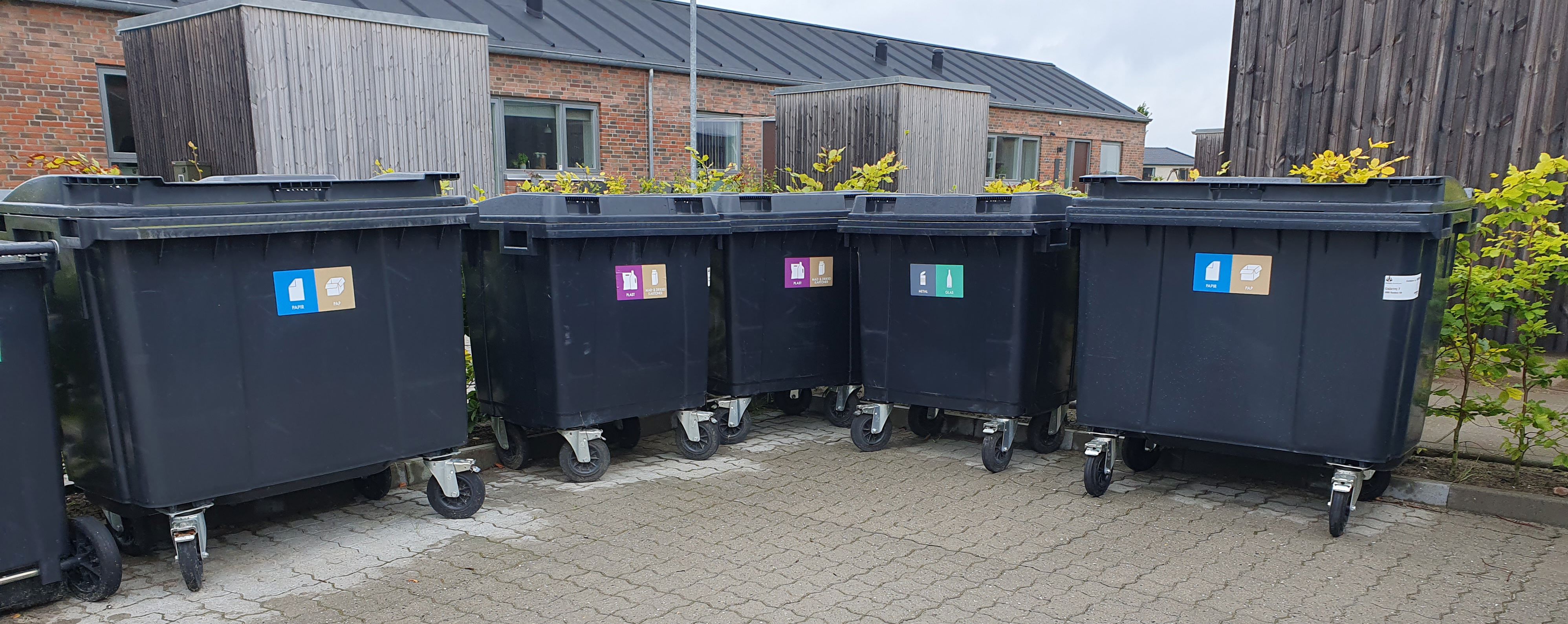 Fælles beholderløsning i tæt lav bebyggelse