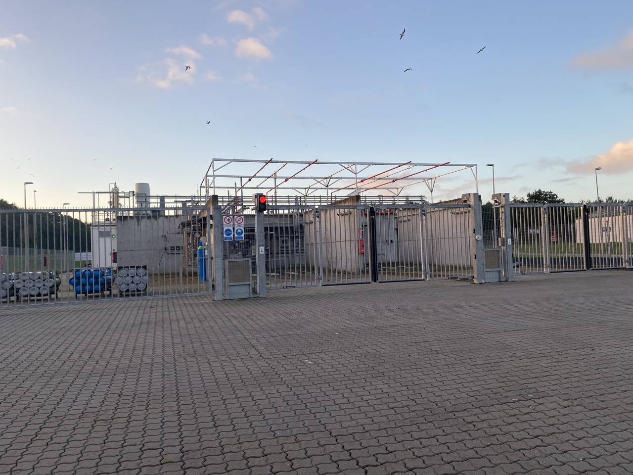 Eksempel på elektrolyseanlæg