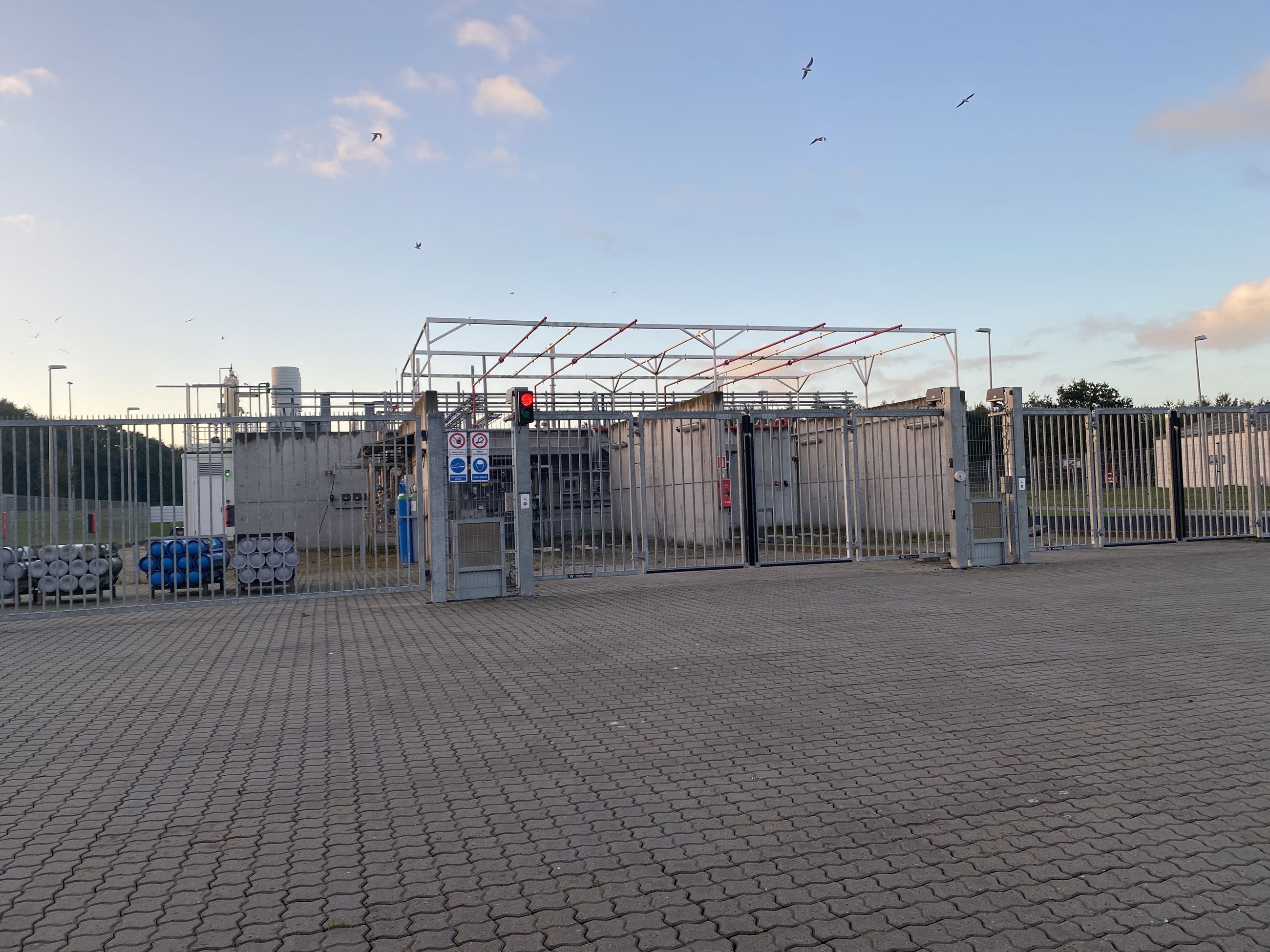 Eksempel på elektrolyseanlæg