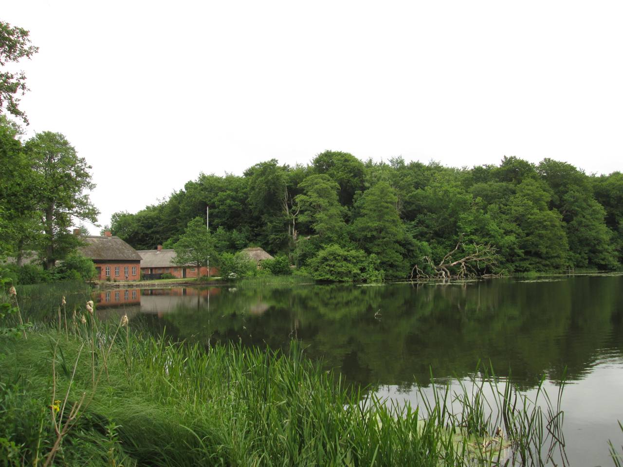 Gårde ved Fussing Sø