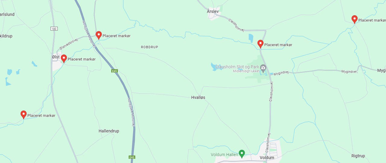 Oversigt over prøvestationer ved Nordic Waste